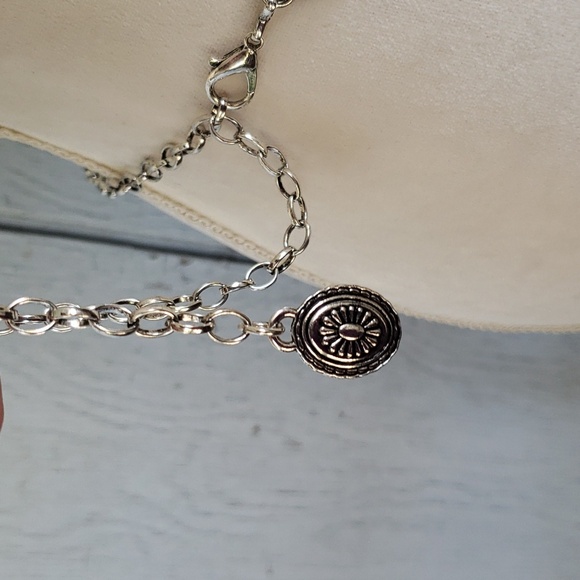 Bull Concho Belt Chain Belt Western Belt Cowgirl Belt Rodeo Belt Steer Belt - Picture 10 of 16